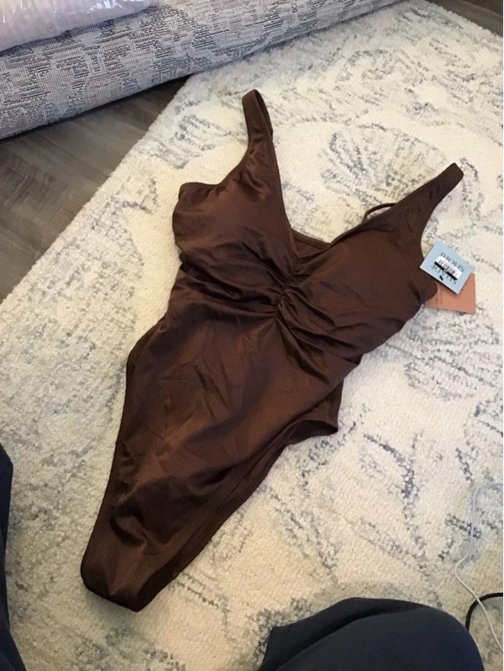 Shade and shore, large one piece swimsuit, new, high leg